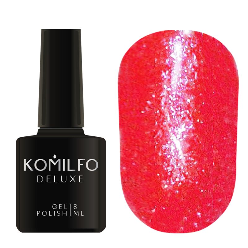 Komilfo Liquid Glam Gel LGG012 (Coral), 8 ml.