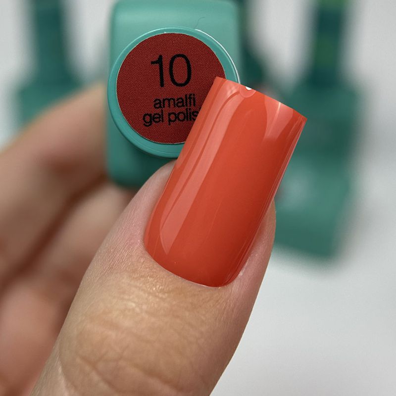 Siller gel varnish No. 037 (warm red, enamel), 8 ml