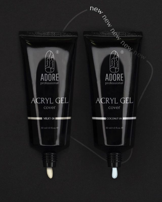 ADORE Acryl Gel №009 (молочный холодный), 30 мл