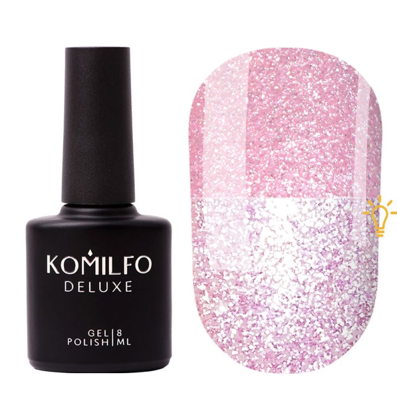 Komilfo Luminous Base 001 (pale pink, reflective), 8 ml