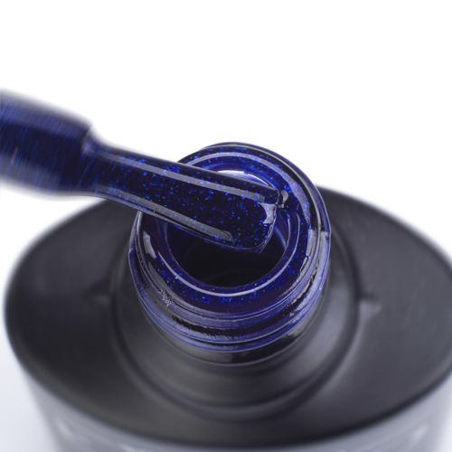 Gel Polish Komilfo Deluxe Series D252 (dark blue, micro gloss), 8 ml.