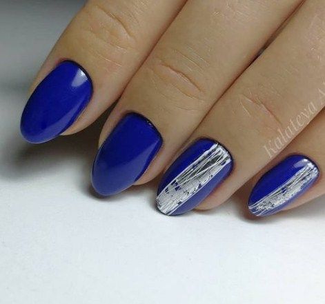 NUB 036 Babydoll gel varnish (dark blue, enamel), 8 ml