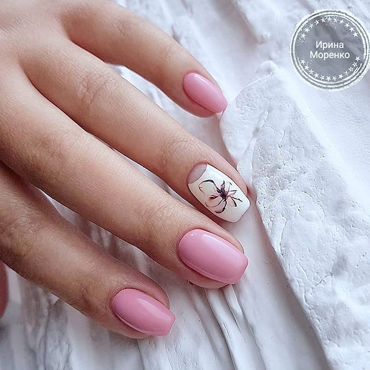 Гель-лак Kira Nails №054 (рожевий, емаль), 6 мл