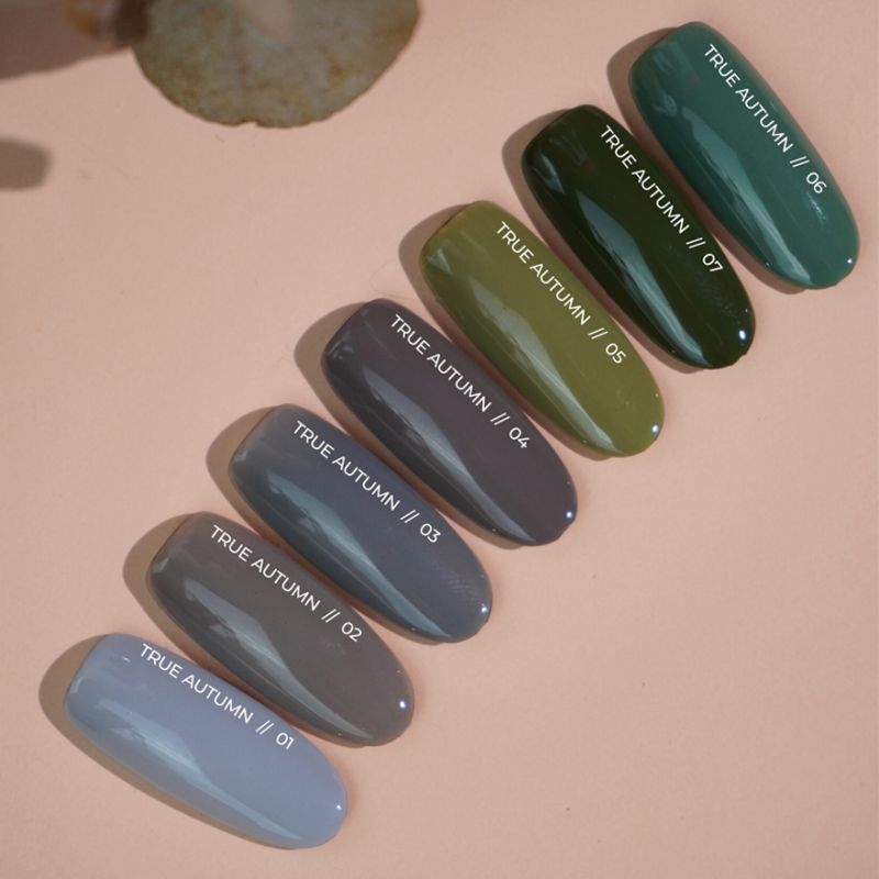 Siller Gel polish for nails True Autumn №3, 8 ml
