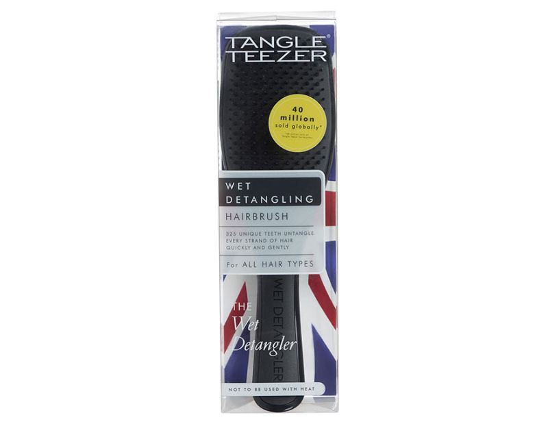 Tangle Teezer Hair Brush The Wet Detangler Midnight Black