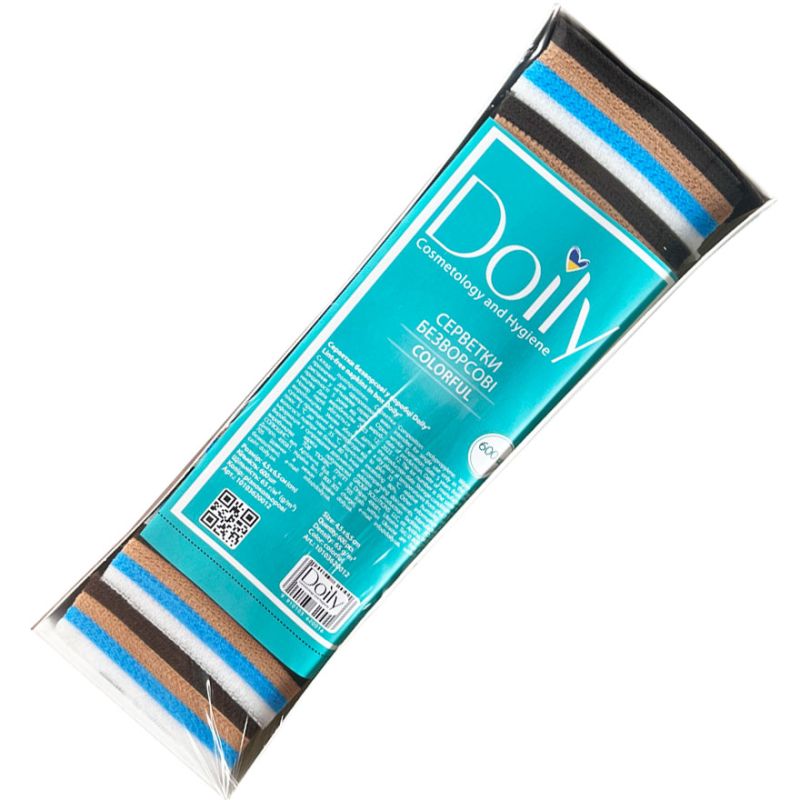 Doily Lint-free spunbond napkins, multi-colored 4.5*6.5 (600 pcs/box)