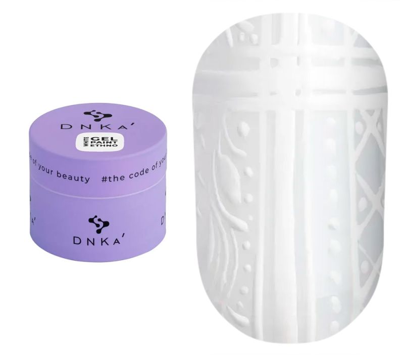 DNKa Гель-краска Gel Paint Ethno White, 5 мл