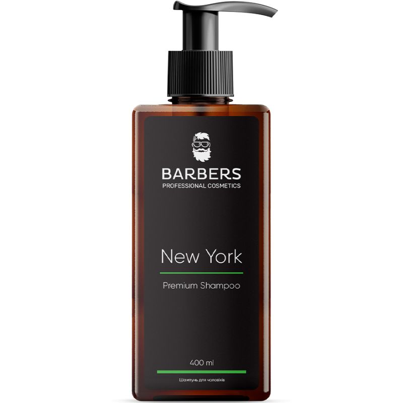 BARBERS Шампунь для мужчин тонизирующий New York, 400 мл