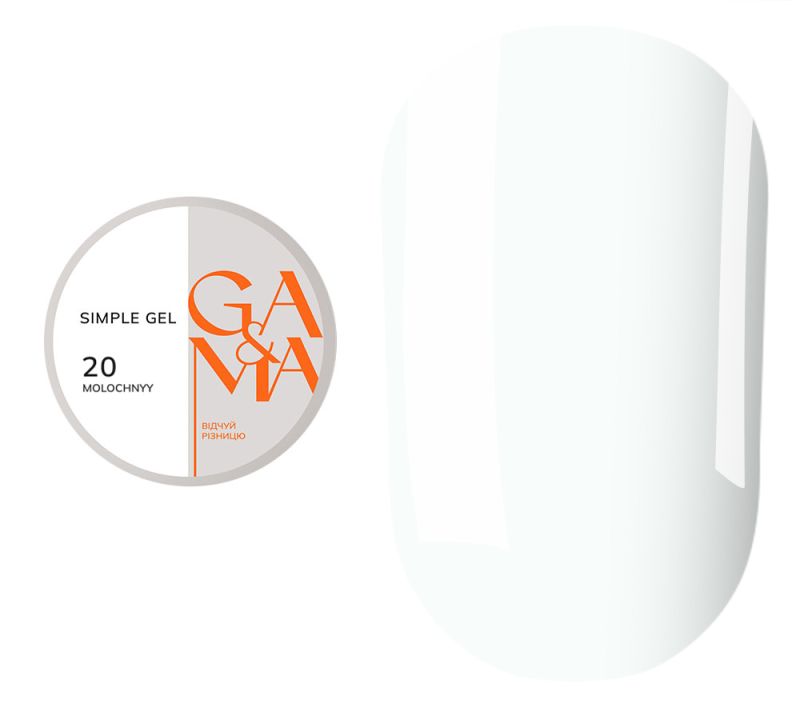 GA&MA Gel sample Simple gel 001 Clear, 15 ml