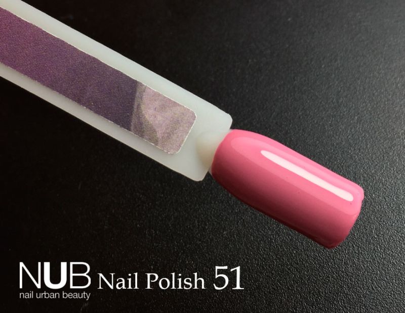 NUB 051 Celebrity nail polish (lilac-pink, enamel), 14 ml