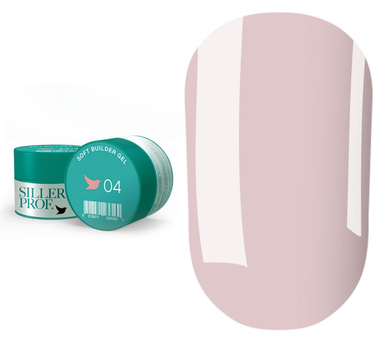 Siller гель для ногтей Soft Builder Gel № 0004, 15 мл