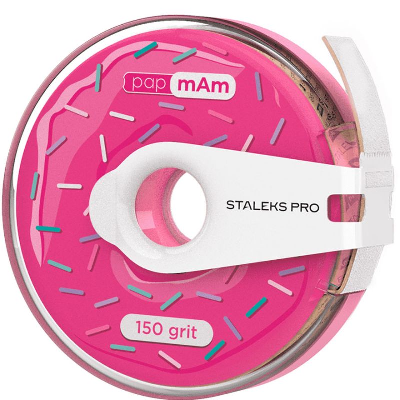 Staleks Pro - Replaceable file-tape papmAm white EXPERT in a plastic reel STALEKS PRO 150 grit