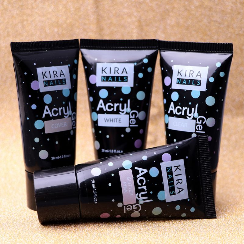 Kira Nails Acryl Gel - White, 30 g