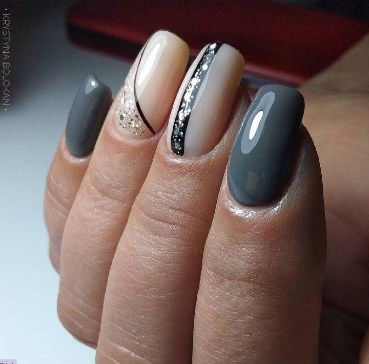 MOON FULL color Gel polish No. 195 gel-varnish (dark ash, enamel), 8 ml