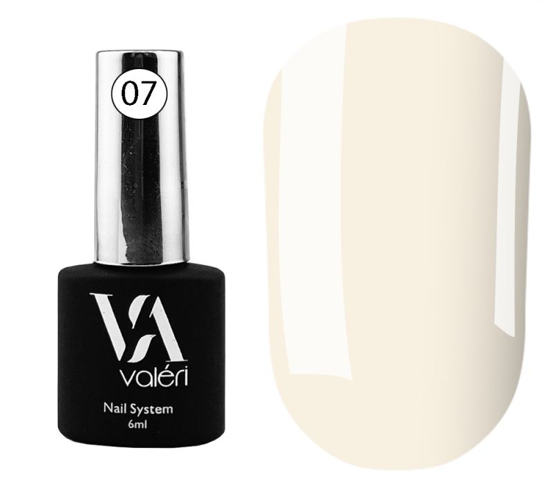 Valeri Nail base French Base 007 (creamy pink, enamel), 6 ml
