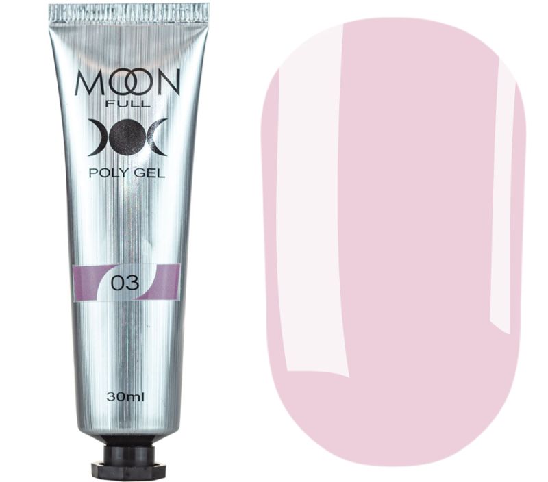 MOON FULL Nail gel POLY GEL No. 03, 30 ml (tube)