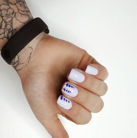 NUB 163 Flavor OF Freesias gel varnish (lavender, enamel), 8 ml