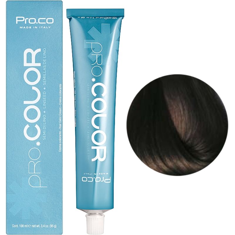 PRO.COLOR Краска для волос 3/0 каштановый темный, 100 мл