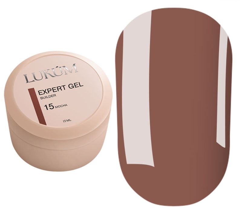Lukum Гель для ногтей Expert Builder Gel №15, 15 мл