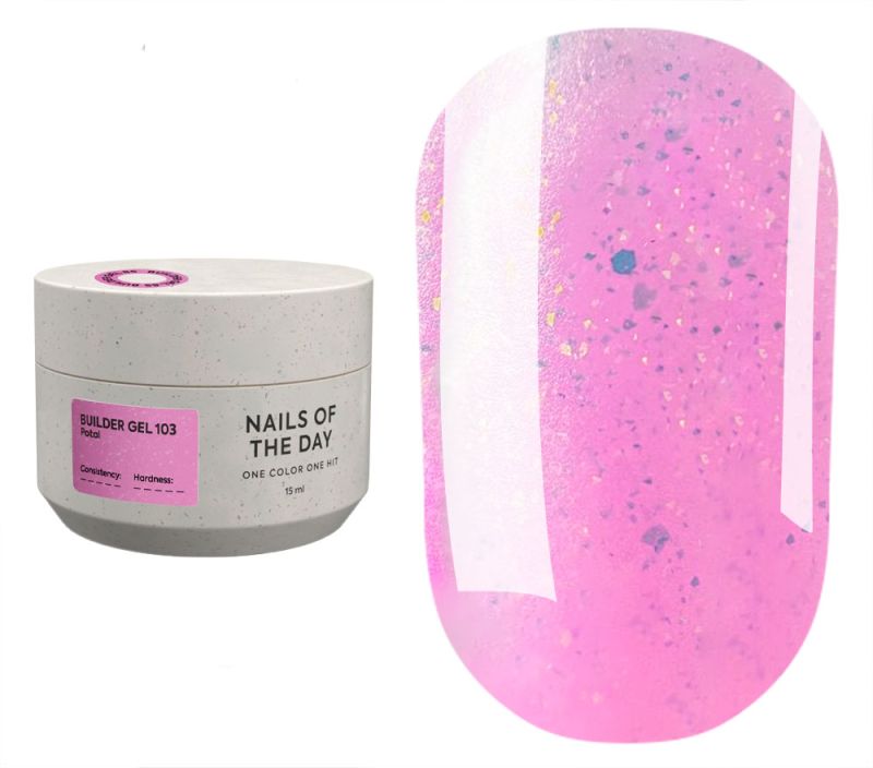 Nails Of The Day Гель для нігтів Builder gel 103, 15 мл