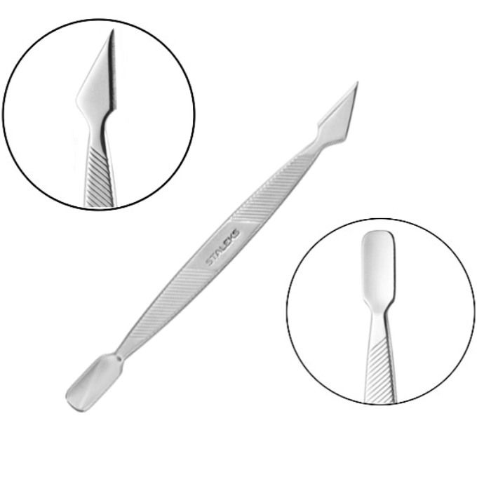 Flat manicure scapula STALEKS CLASSIC 10 TYPE 1 (pusher + hatchet) (PC-10/1)