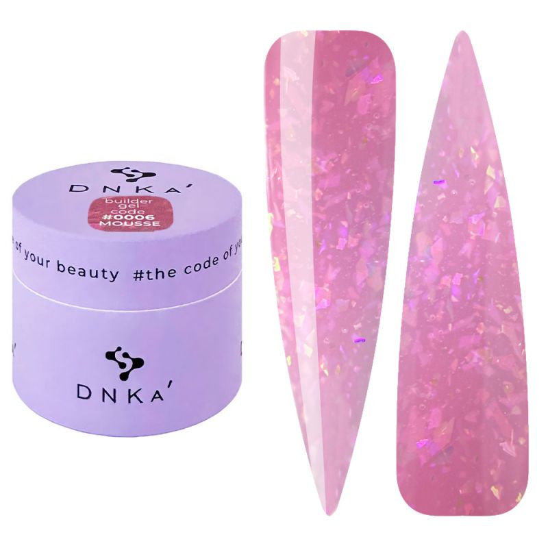DNKa Гель для ногтей Builder Gel Mousse (HEMA/TPO FREE) 0006, 15 мл