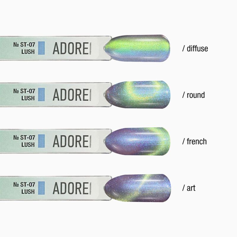 ADORE Gel Polish Гель-лак Cat’s eye St-07, 12 мл
