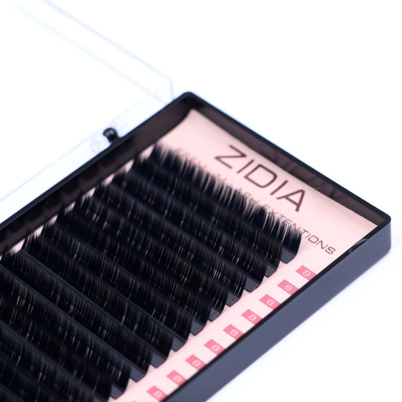 ZIDIA Premium Lash Extensions - ресницы для наращивания (20 лент) L0,07 х 8 мм