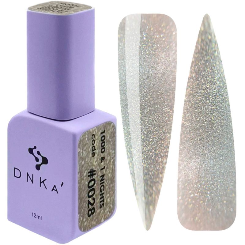 DNKa Гель-лак для ногтей 1000&1 Nights HEMA/TPO Free 0028, 12 мл