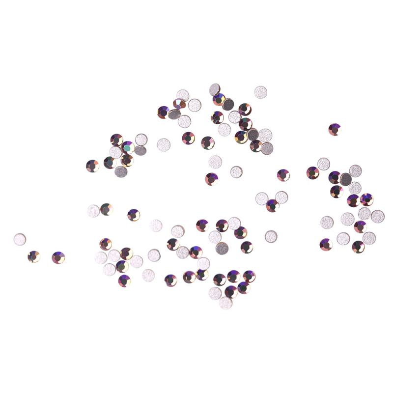 Komilfo стразы (100 шт. в упаковке) Purple Flare, размер 3