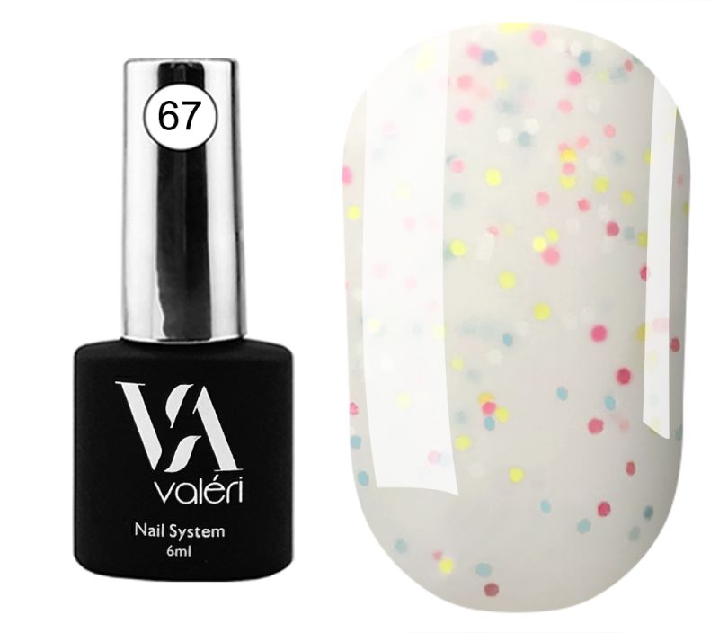 Valeri Nail base Dots Base 067, 6 ml