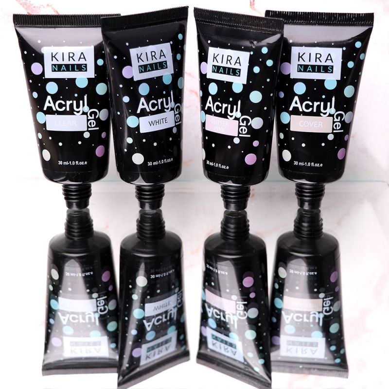 Kira Nails Acryl Gel - White, 30 g