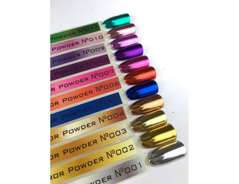 Komilfo Mirror Powder №001, серебро, 0,5 г