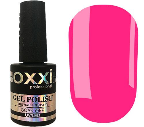 OXXI Gel nail polish No. 159 (bright pink, neon), 10 ml
