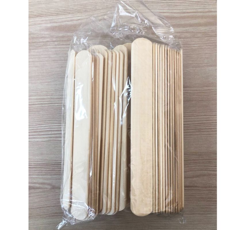 TIMPA Wooden spatula for wax 15x2 cm (100 pcs/pack)