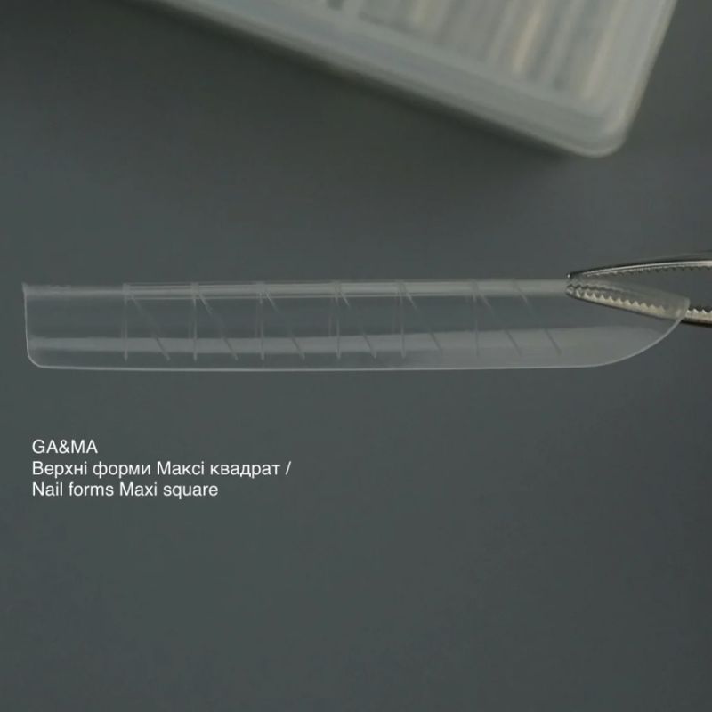 Ga&Ma Верхние формы Nails forms Maxi square collaboration with