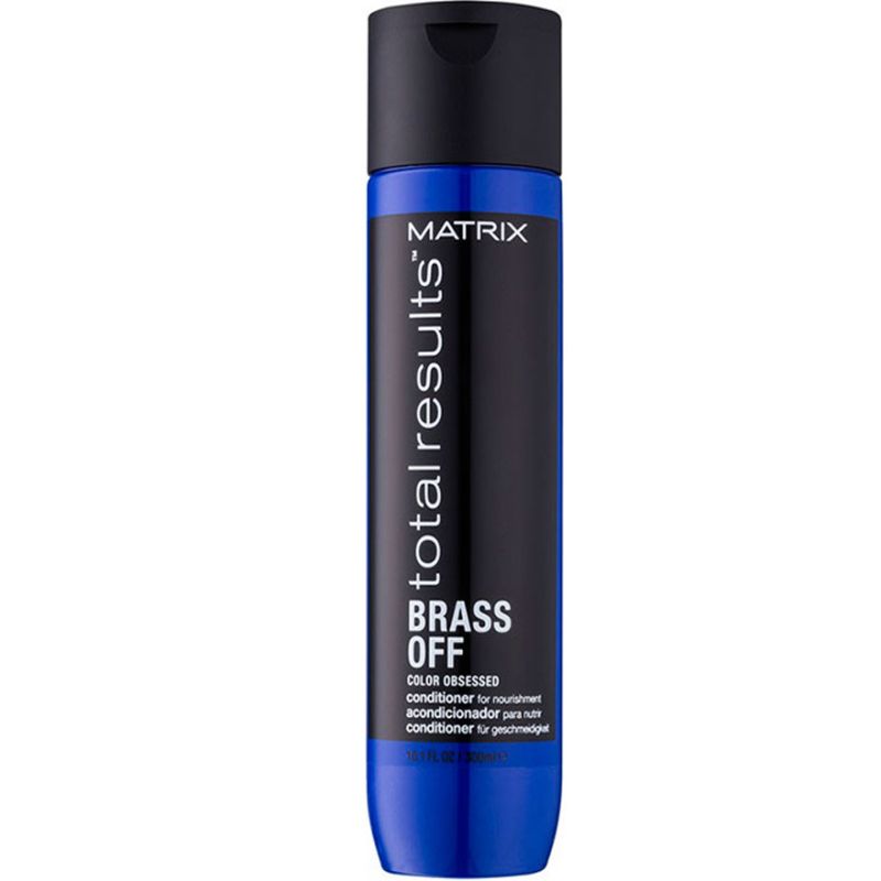 Matrix Total Results Brass Off Conditioner - кондиціонер для глибокого живлення (холодний блонд), 300 мл