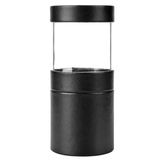 Tube for storing brushes black (translucent), length 15 cm