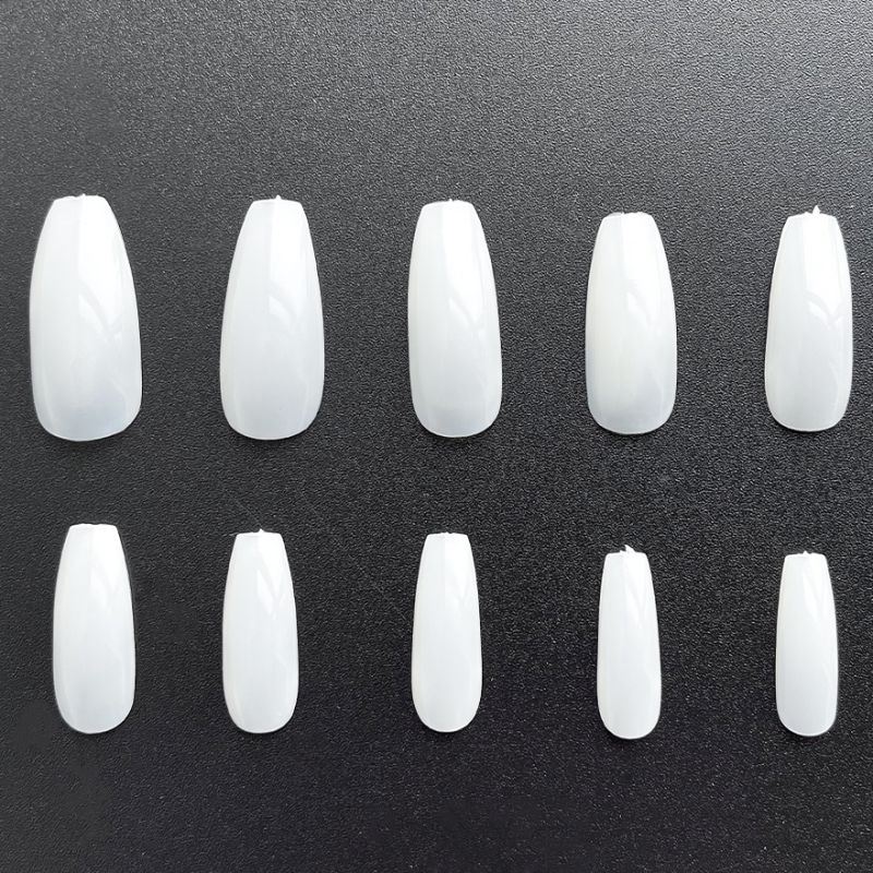Matte tippy ballerina shape, different sizes, 600 pcs