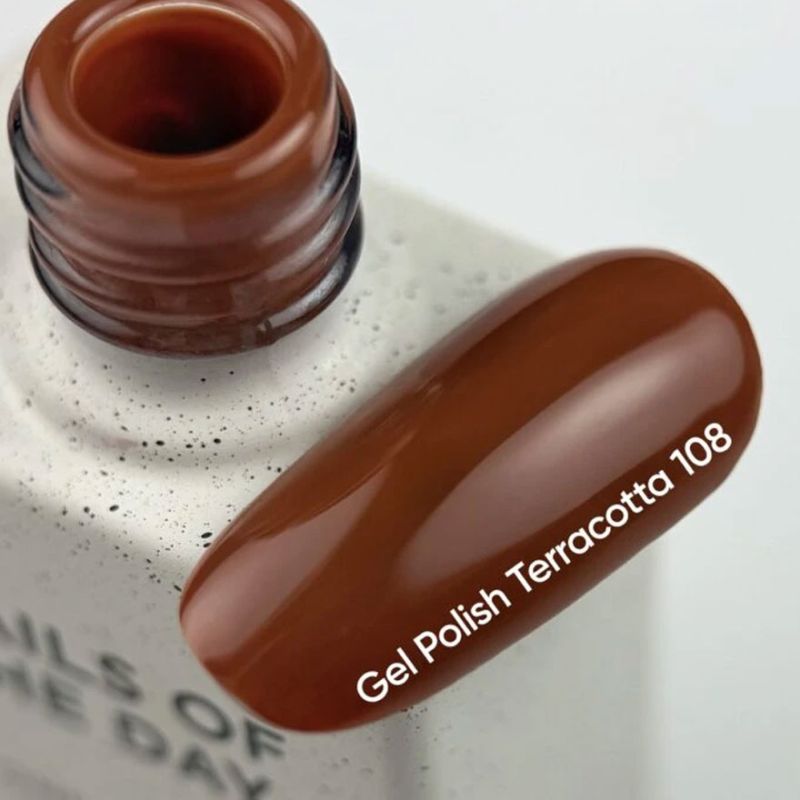 Nails Of The Day Гель-лак для нігтів Terracotta 108, 10 мл
