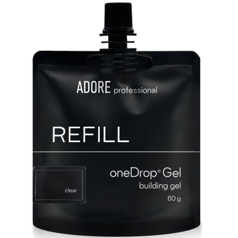 ADORE Гель для наращивания One Drop Gel Clear, 60 мл