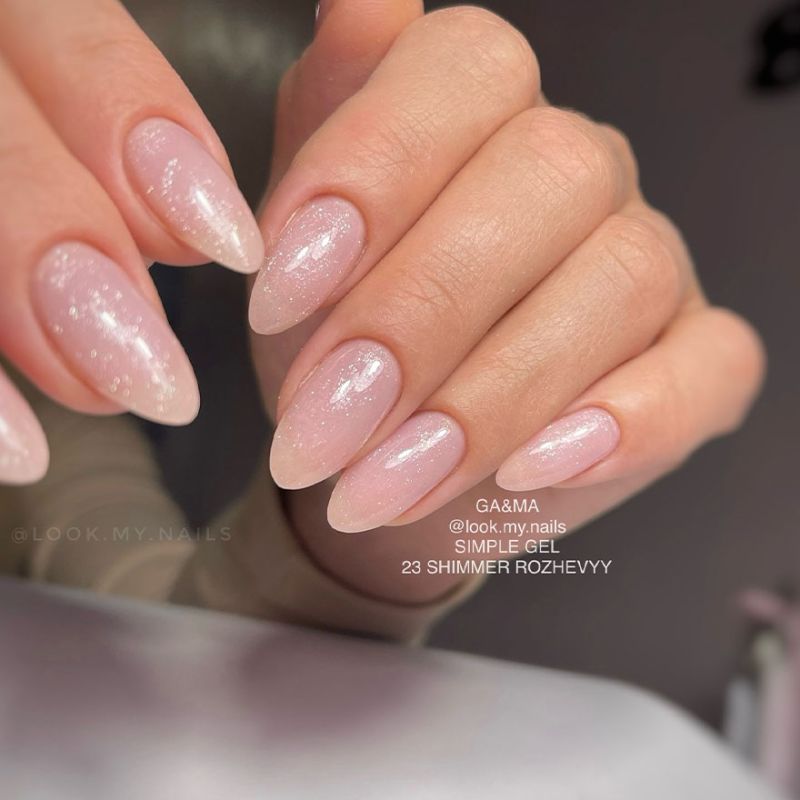 GA&MA Gel sample Simple gel 023 Shimmer rose, 15 ml