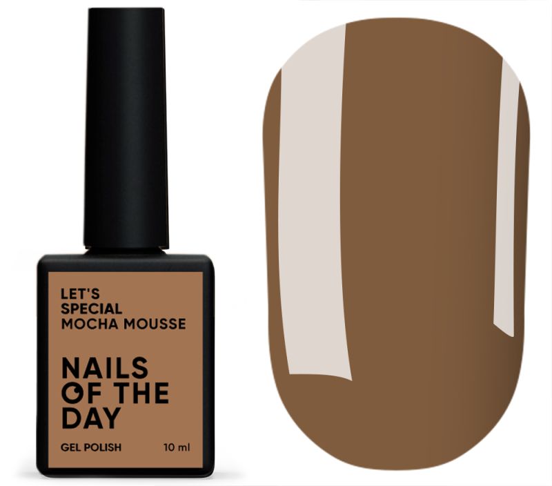 Nails Of The Day Gel polish Let's special Mocha Mousse, 10 ml