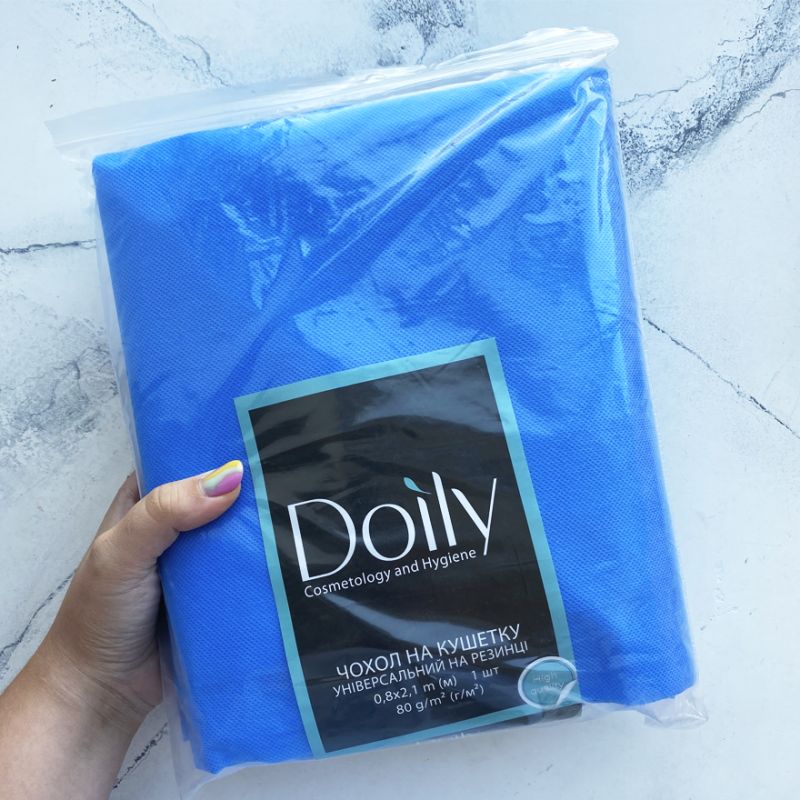 Doily Чохол на кушетку блакитний 0,8x2,1м (80 г/м2)