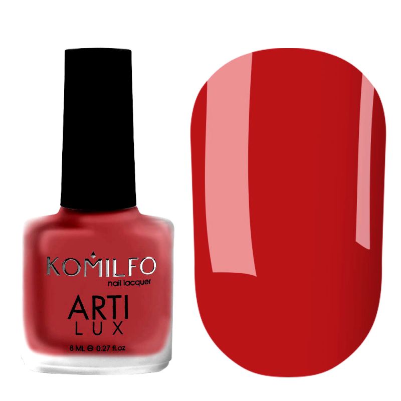 Nail polish Komilfo ArtiLux Lady in Red 002, 8 ml