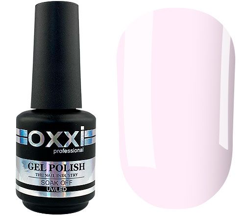 OXXI Cover Base No. 17 - camouflage base-corrector for gel polish (light lilac), 15 ml