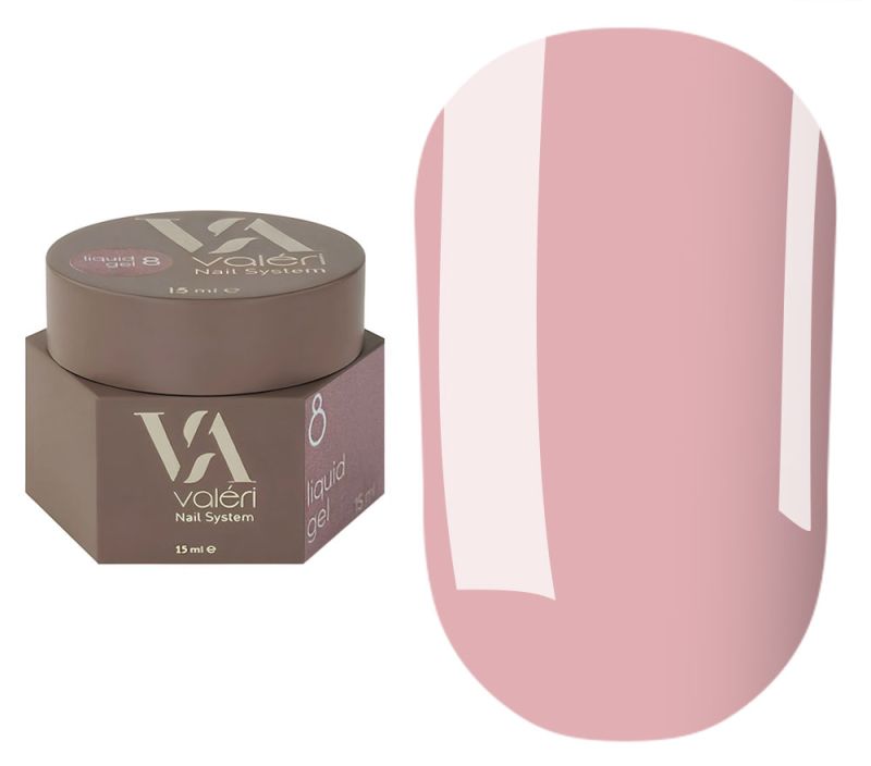 Valeri Гель для нігтів Liquid Gel 08, 15 мл