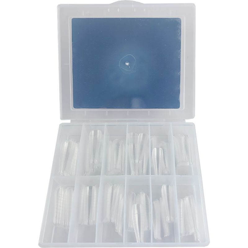 DNKa Top forms for modeling Top Nail Forms Short Almond, 120 pcs