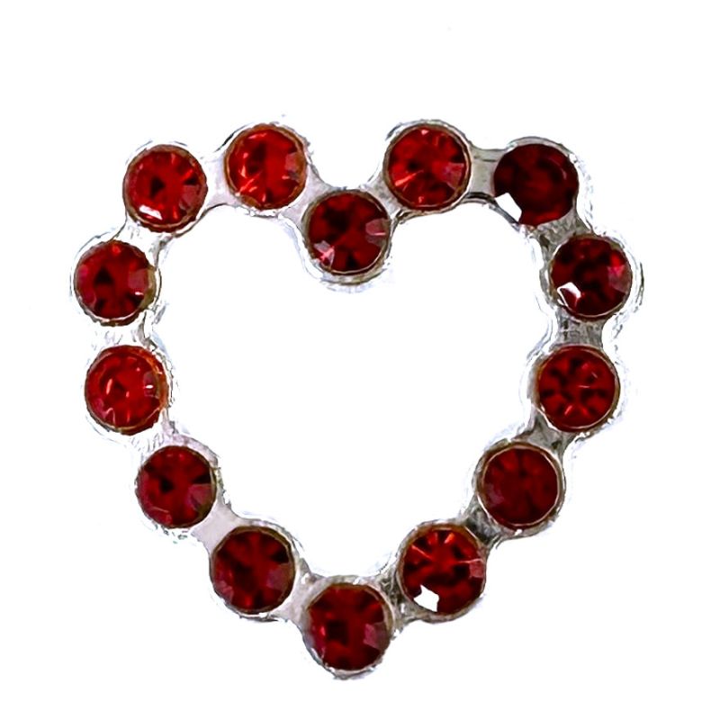 Декор для нігтів Heart, 1,0 х 1,0 см