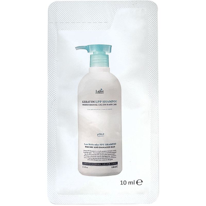 La'dor Keratin shampoo for hair with amino acid complex Keratin LPP Shampoo, 10 ml
